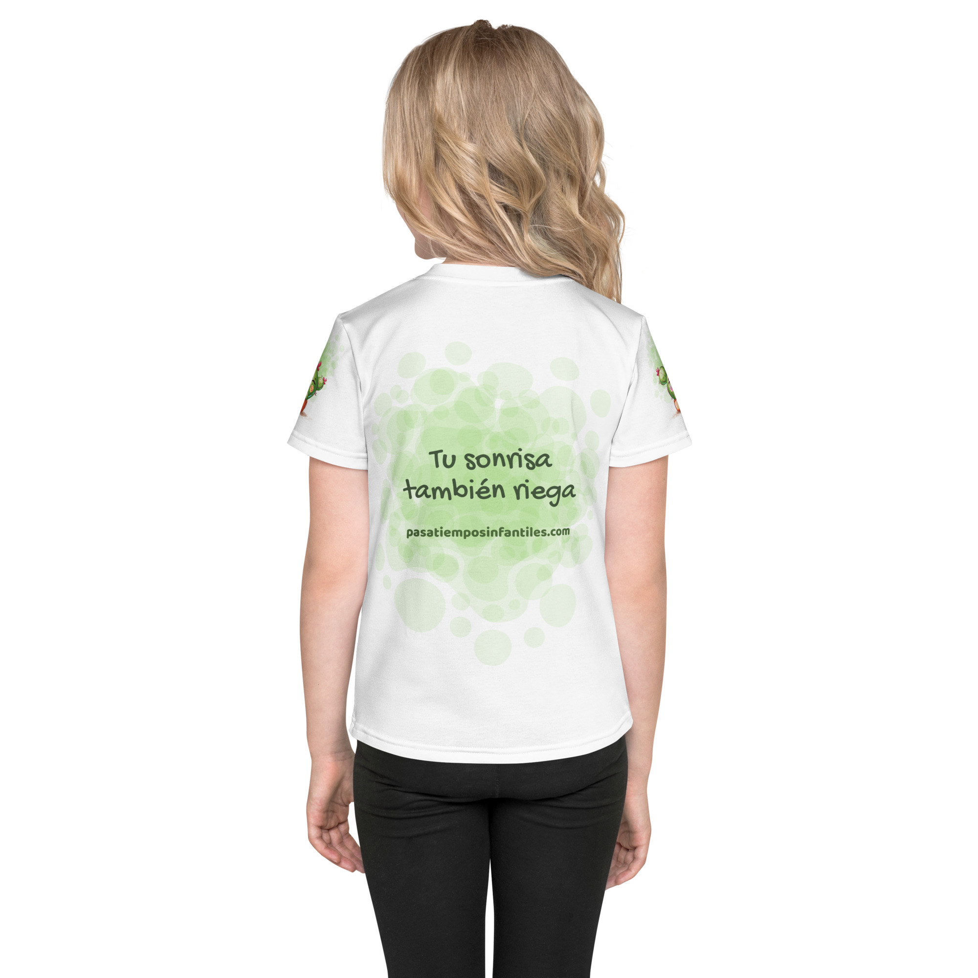 Camiseta niños - Tu sonrisa también riega - Imagen 2