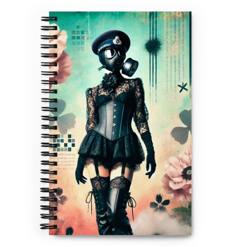 Libreta de notas ilustrada con diseño gótico y arte digital – Arleka