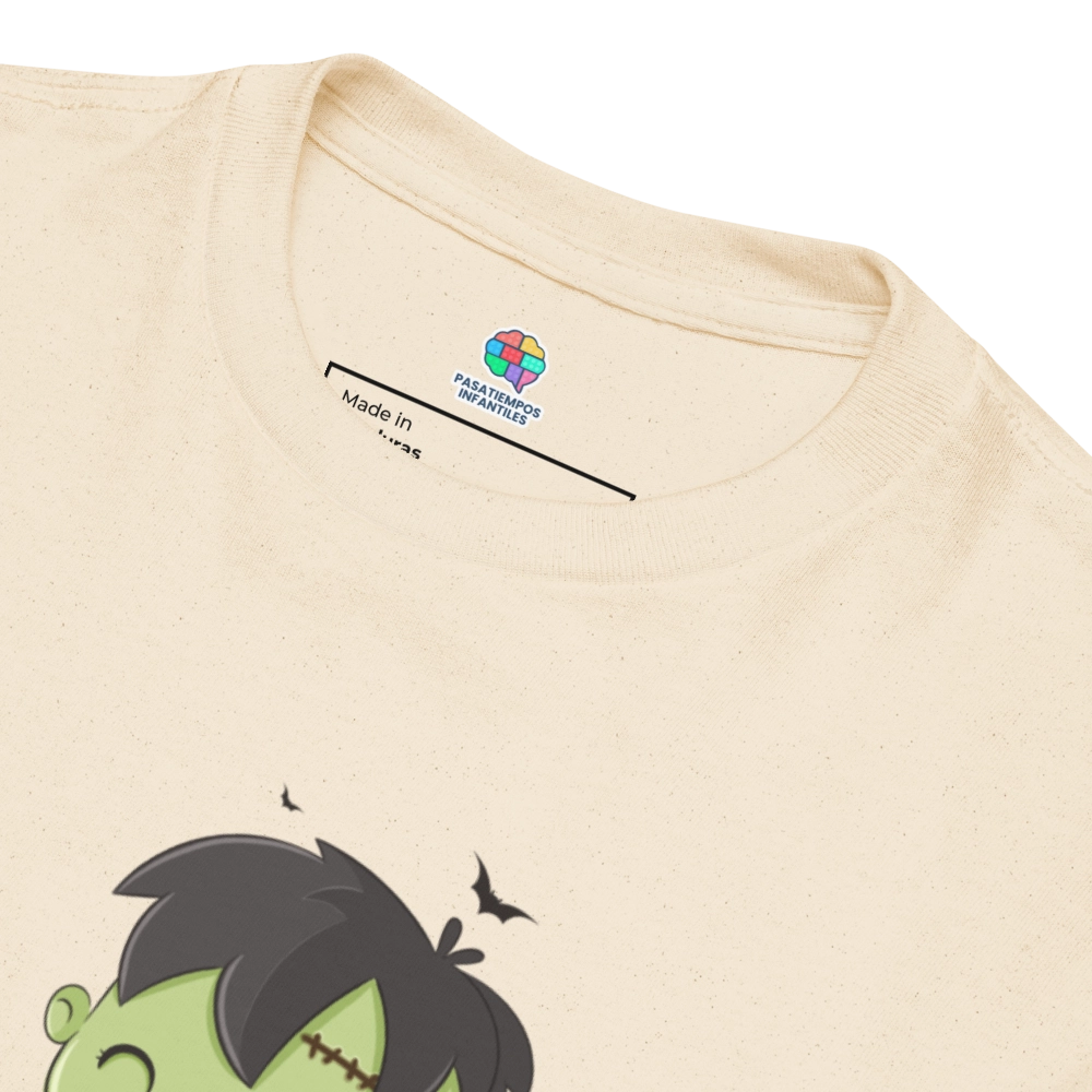 Etiqueta interior de camiseta infantil ecológica Pasatiempos Infantiles