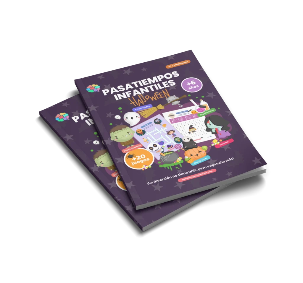 libro Pasatiempos Infantiles Halloween 2025