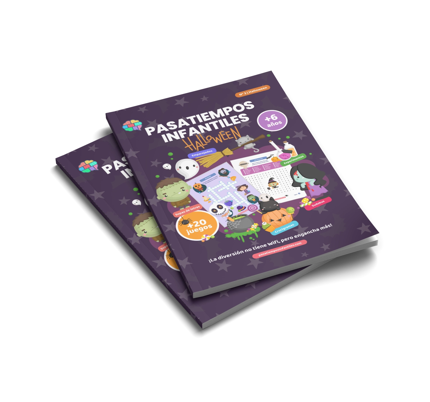 libro Pasatiempos Infantiles Halloween 2025