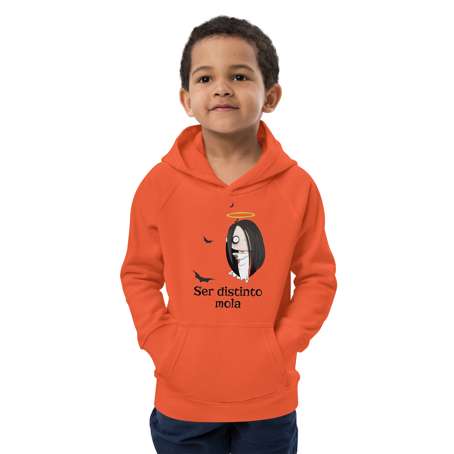 Sudadera ecológica con capucha para niños Halloween