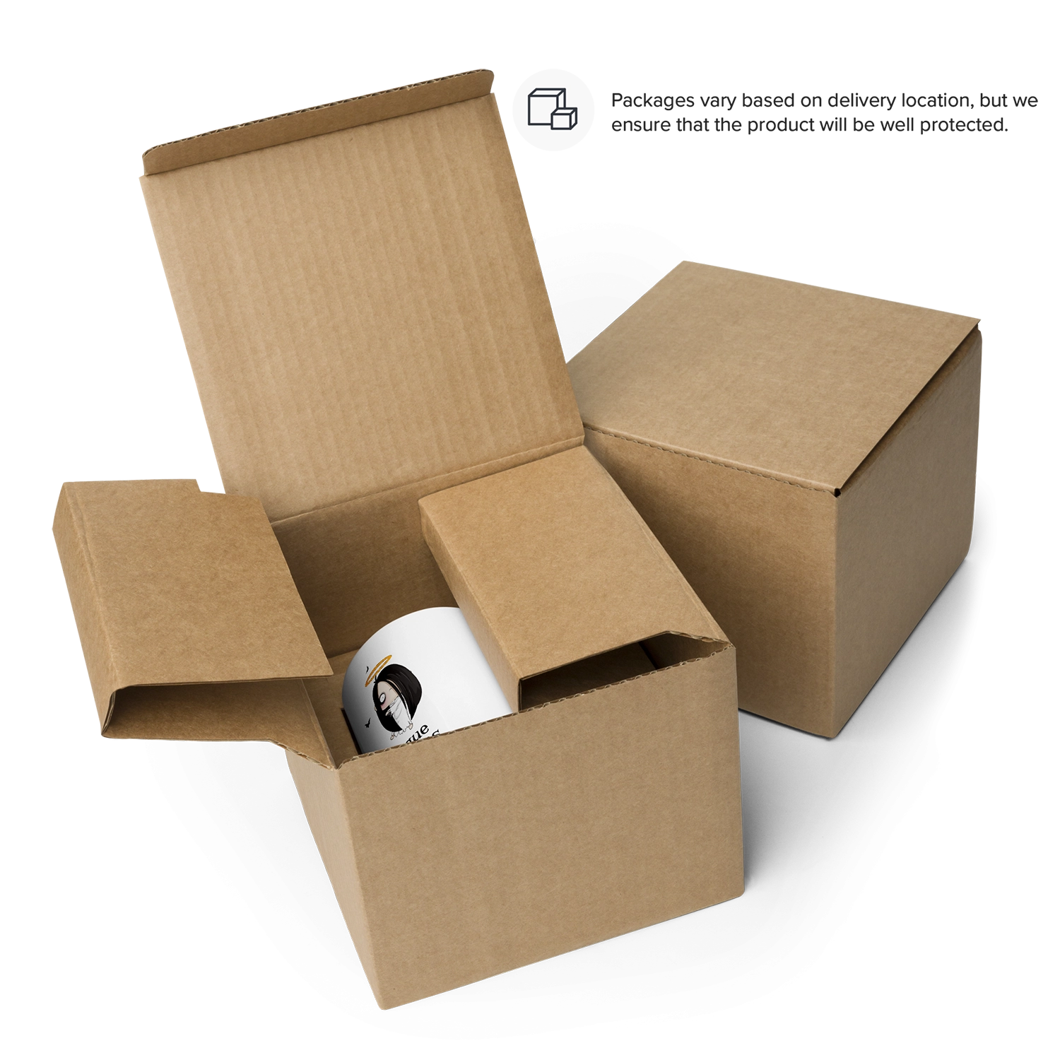 taza halloween fantasma caja embalaje