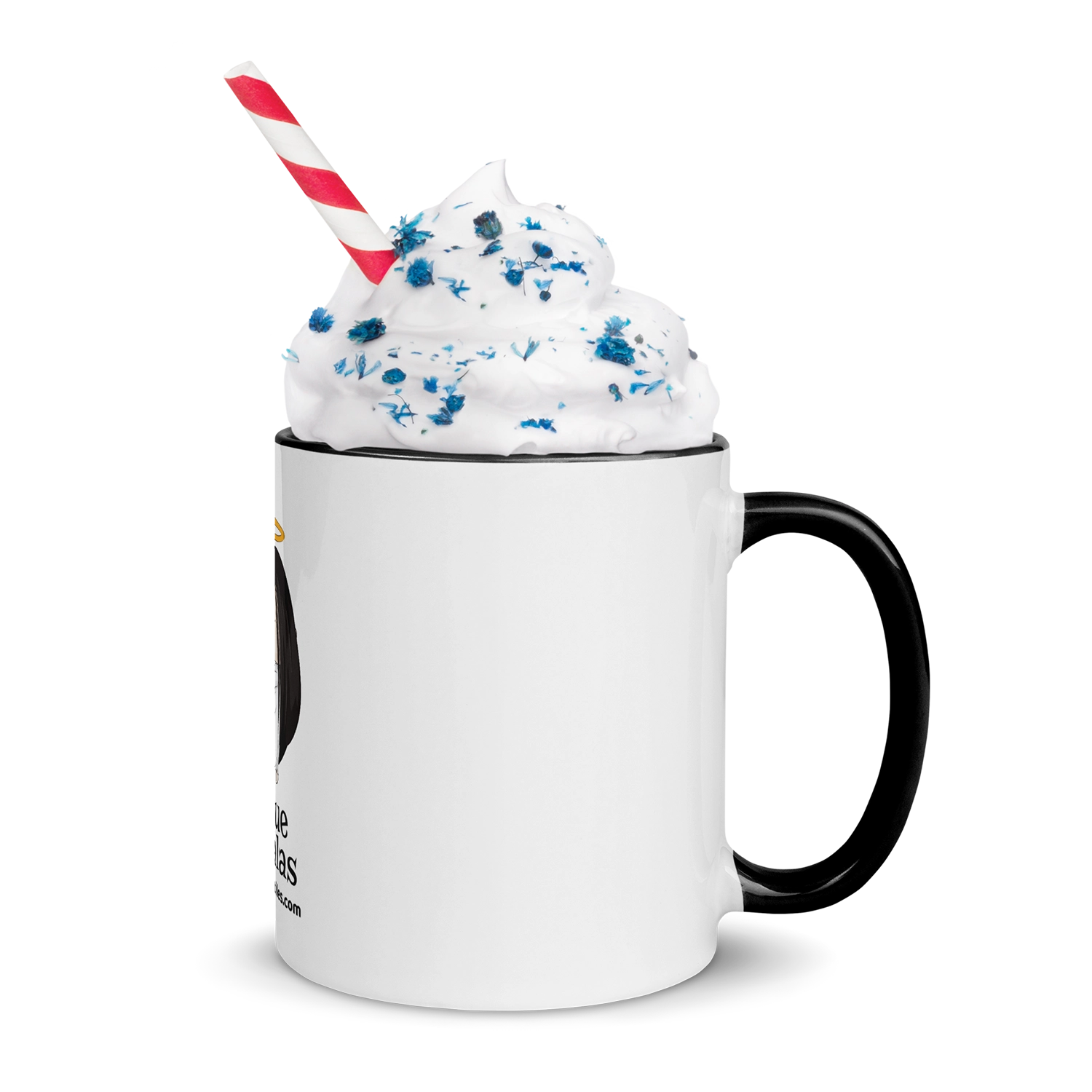 taza halloween fantasma bebida con nata
